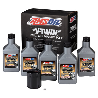 Amsoil V-Twin Oil Kit - HDMB - 2017-2025