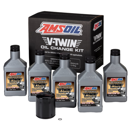 Amsoil V-Twin Oil Kit - HDMB - 2017-2025