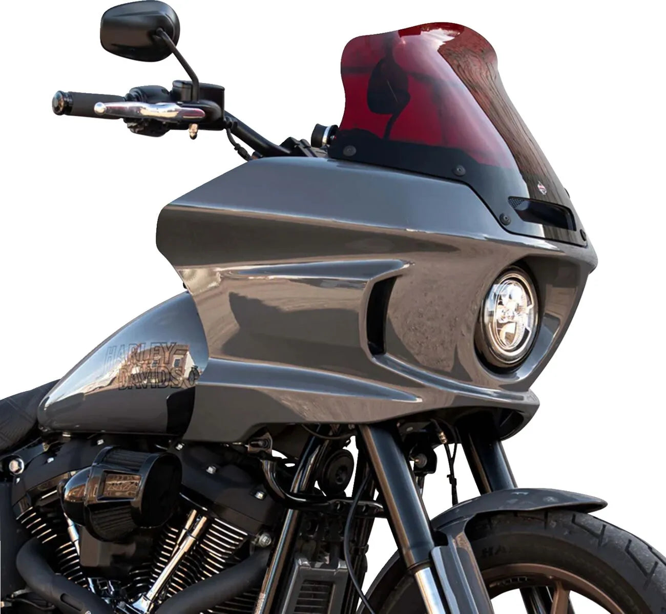 Klock Werks Flare™ Windshield 8" Red