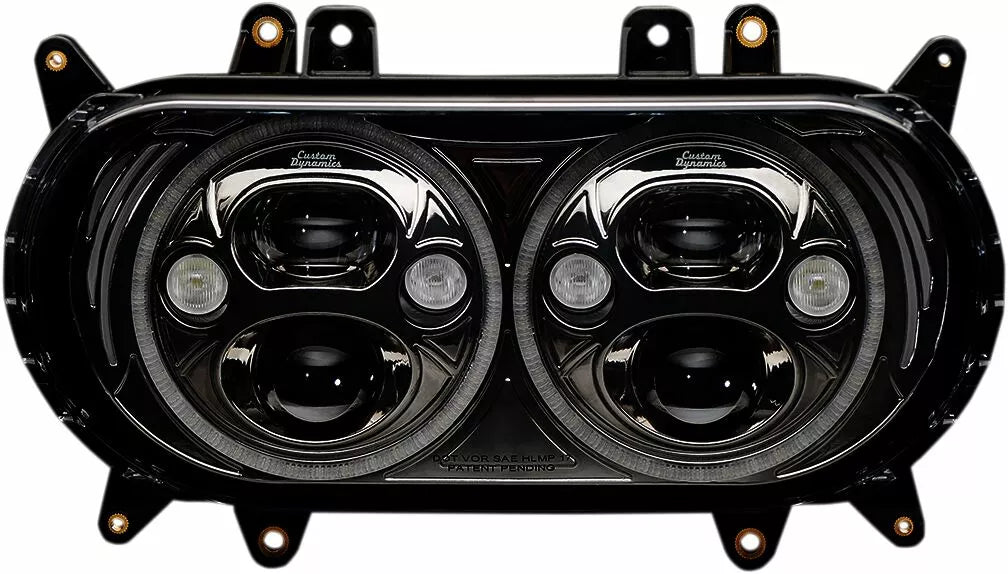 CUSTOM DYNAMICS TRUBEAM LED HEADLIGHTS - HALO/BLINK - Harley-Davidson Road Glide 2015-2023