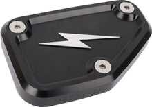 THRASHIN SUPPLY CO. – Front Brake Fluid Reservoir Cap, Black Twice Cut ('24 Touring)