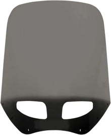 Memphis Shades Road Warrior 17" Windshield – Black Smoke (with ventilation)