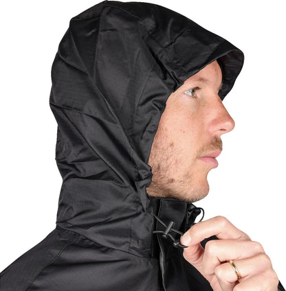 THRASHIN SUPPLY CO. Mission Waterproof Rain Jacket – Black