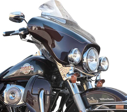 KLOCK WERKS FLH 1996–2013 Flare Windshield, 6.5" – Clear