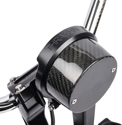 THRASHIN SUPPLY CO. – Speedometer Relocation Kit FXLRS – Carbon/Black