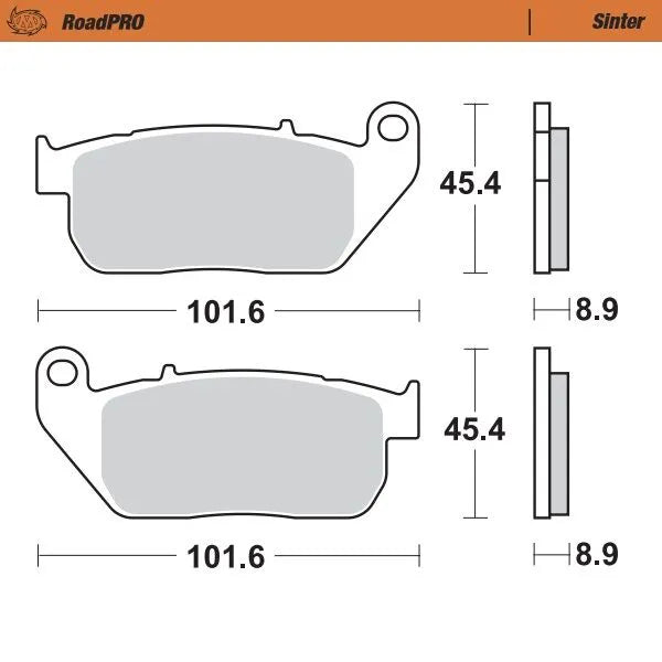 Moto-Master Bremseklodser Sinter Front
