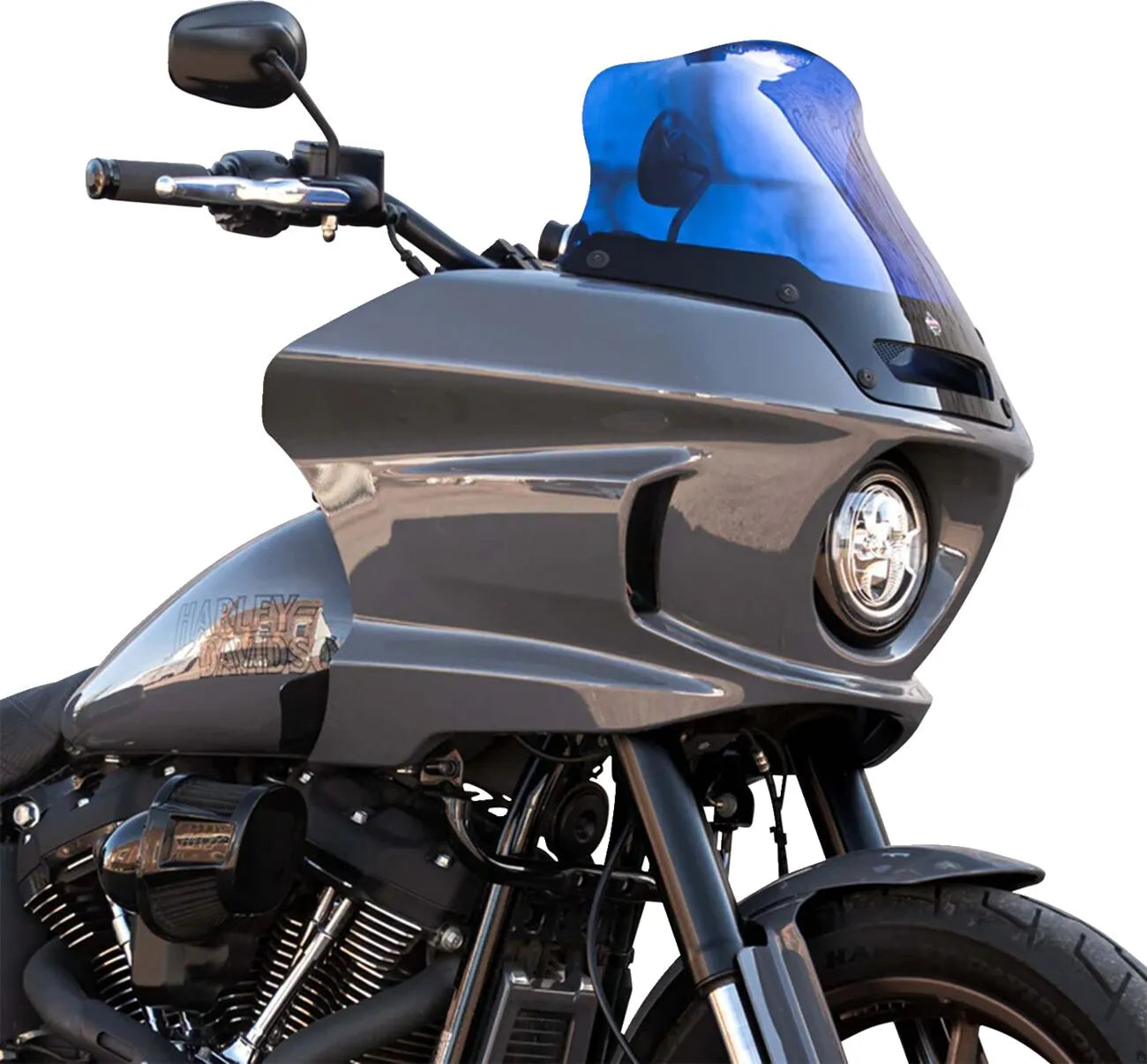 Klock Werks Flare™ Windshield 8" Blue