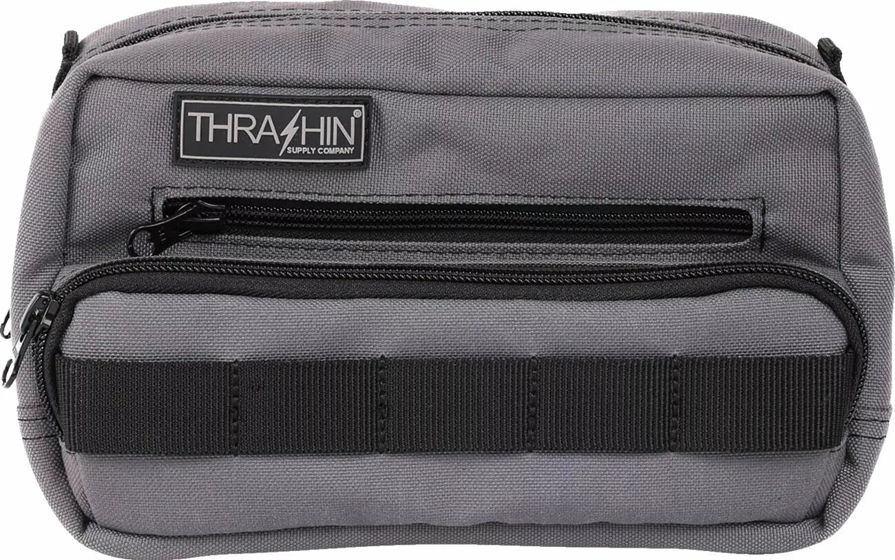 THRASHIN SUPPLY CO. BAG HANDLEBAR TSC PLUS GRAY