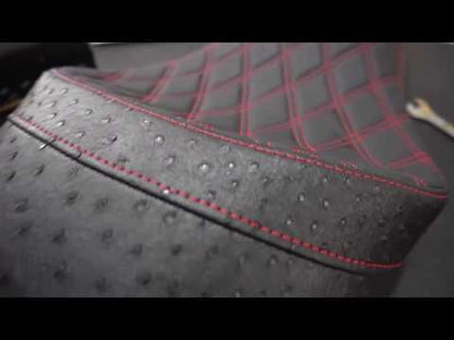 Touring 2009 to 2024 2-Person Leather Seat - Backrest Compatible