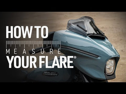 KLOCK WERKS FLH 2014+ Flare Windshield, 6.5" – Blue